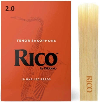Трость для тенор саксофона D'Addario Rico - Tenor Sax #2.0 (1шт) (6279)