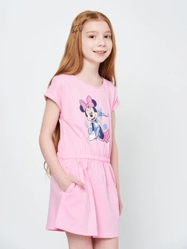 Детское летнее платье для девочки Disney Minnie WE1226 92-98 см Розовое (3609086488596)