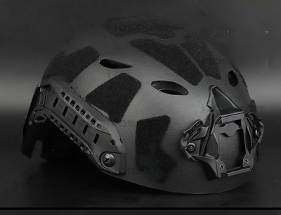 Страйкбольный шлем FAST SF SUPER HIGH CUT облегченная версия Black (Airsoft / Страйкбол)
