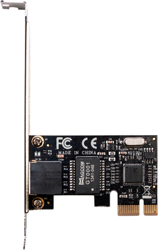 Сетевая карта Frime PCI-E x1 Gigabit Ethernet RTL8111C (NCF-GbLanRTL02.LP)