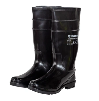Сапоги резиновые рабочие Sizam Baltimore Light Black из ПВХ 38 (36341)