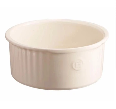 Форма для выпечки суфле Emile Henry BAKEWARE, диаметр 21 см, бежевый