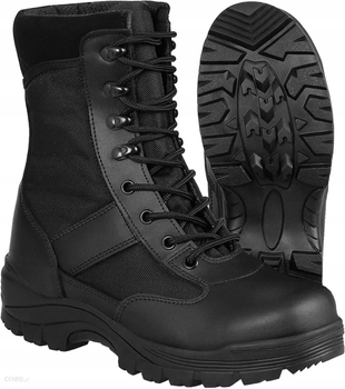 Чоловічі черевики взуття для армії та службових потреб висока міцність і комфорт максимальний захист і довговічність MIL-TEC SECURITY Чорний 45 розмір