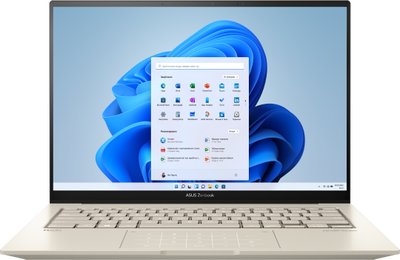 Ноутбук ASUS ZenBook 14X OLED UX3404VA-M9023WS (90NB1083-M00170) Sandstone Beige / 14.5" OLED 2.8K / Intel Core i7-13700H / RAM 16 ГБ / SSD 1 ТБ / Windows 11 Home