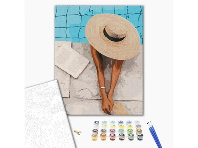 Картина за номерами Літо у капелюшку, Brushme (40х50 см), BS51750