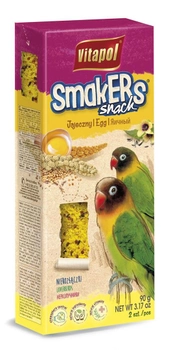 Ласощі VITAPOL Smakers для папуг з яйцем 2 шт (5904479026064)