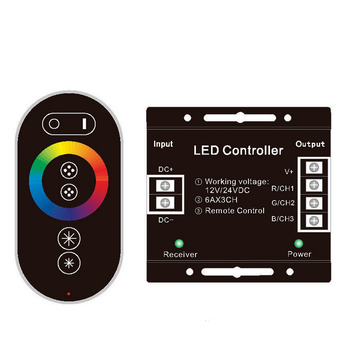Контролер RGB Full-TOUCH 24А, Чорний 402037