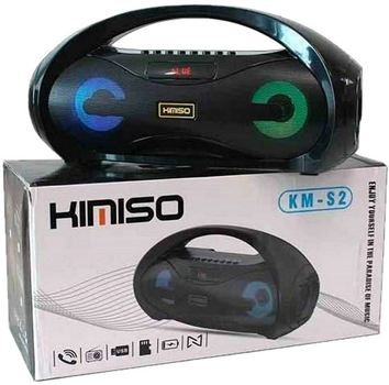Портативная bluetooth стерео колонка Kimiso KM-S2 Чёрный
