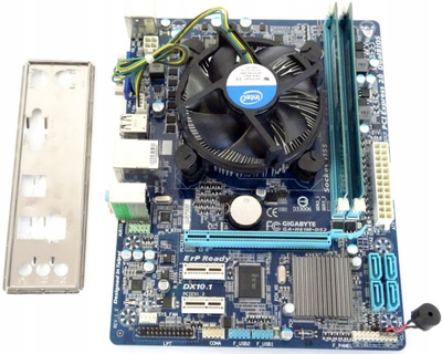 Комплект: Материнская плата Gigabyte H61/ CPU Intel i5-3470 (4 ядра, 3.6 Ghz)/ ОЗУ DDR3 8Gb / Кулер BOX б/у