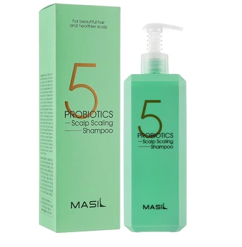Шампунь для глибокого очищення шкіри голови Masil 5 Probiotics Scalp Scaling Shampoo 500 мл 8809744061184