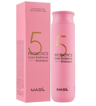 Шампунь с пробиотиками для защиты цвета Masil 5 Probiotics Color Radiance Shampoo 300 мл 8809744060392
