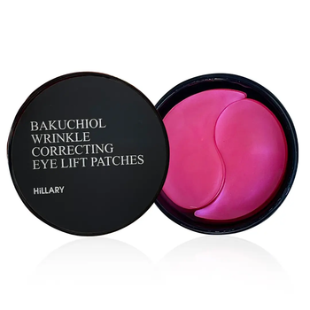 Розгладжувальні патчі Hillary з біо-ретинолом Bacuchiol Wrinkle Correcting & Eye Lift Patches 60 шт 90 г 2314982065673