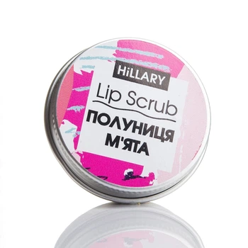 Скраб для губ Hillary Клубника Мята Lip Scrub Strawberry Mint 30 г 4820209070095