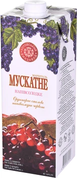 Вино Котовський винзавод Мускатне Маринталь червоне напівсолодке 1 л 9-13% (4820016631717)