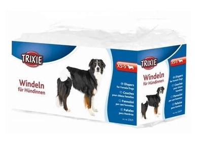 Памперси для собак (сучок) Trixie 23631 20-28 см 12шт (4011905236315)