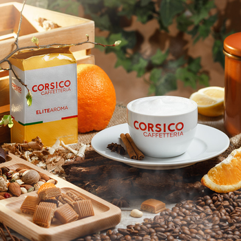 Кава мелена CORSICO Caffetteria Elite Aroma 100% арабіка 250 г (4820156432380)