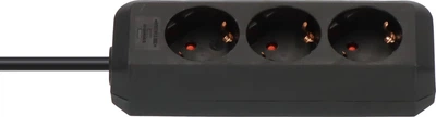 Удлинитель Brennenstuhl Eco-Line 3 розетки 1.5 м Черный (1158620015)