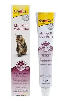 Паста Malt-soft для выведения шерсти GimCat, 50 г