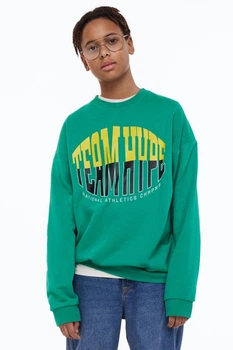 Світшот H&M пх8551 зелений 158-164