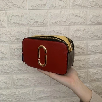 Модная женская сумочка клатч, маленькая сумка через плечо в стиле Marc Jacobs Красный