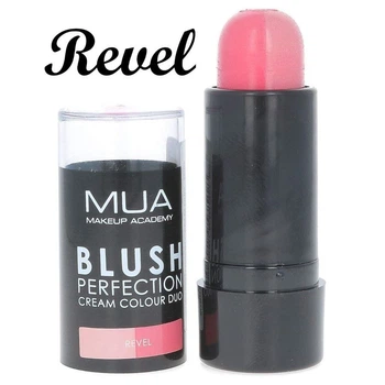 Кремовые румяна в стике MUA Makeup Academy Perfection Duo Stick Blush - Revel Розовый