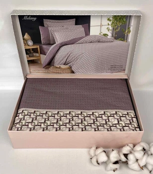 Постельное белье Maison D'or ранфорс Melany 200х220 Lilac