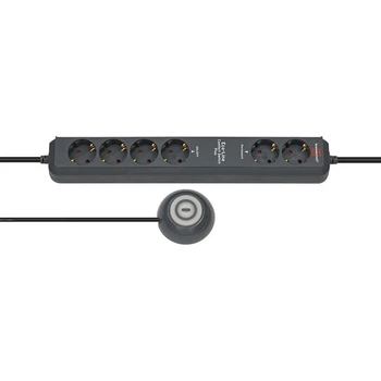 Удлинитель Brennenstuhl Eco-Line Comfort Switch Plus 6 розеток выносной выключатель, 1,5 м (1159560516)