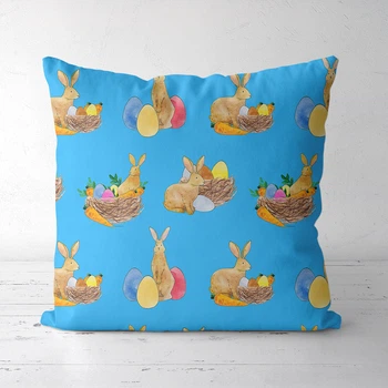 Подушка декоративная Soft Кролики с писанками 45x45 см
