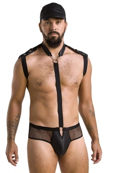 Мужское эротическое бельё Комплект 038 SET JOHN Чёрный XXL/XXXL - Passion ( SO7587 ) Feromon