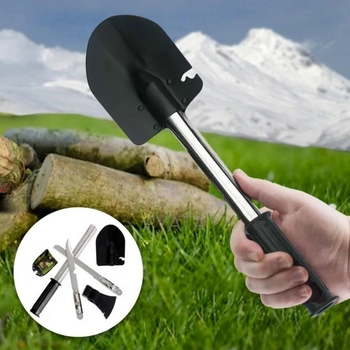 Туристический походный набор: лопата, топор, нож, пила 4в1 VST + чехол