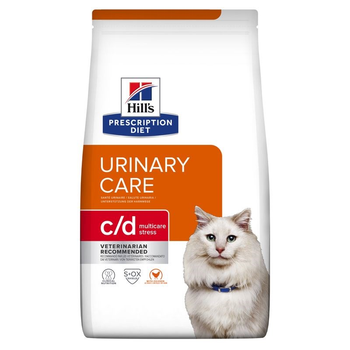 Сухий корм для кішок Hill's PRESCRIPTION DIET c/d Urinary Stress Feline Chicken з ідіопатичним циститом 8 кг (052742284408)