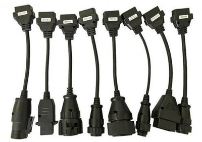 Комплект грузовых кабелей переходников Автоком Delphi DS150e
