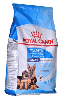 Sucha karma dla matek i szczeniąt Royal Canin Starter Maxi 4kg (3182550778770) (95678) (2994040)