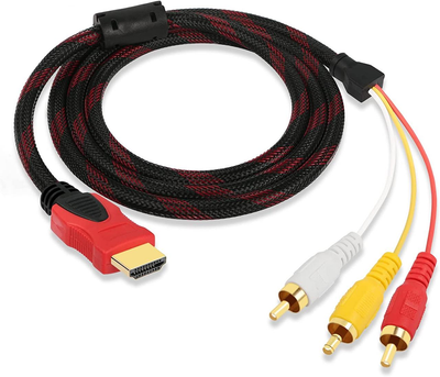 КОНВЕРТЕР HDMI В AV (3RCA) ПЕРЕХОДНИК из HDMI в Тюльпаны