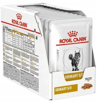 Mokra karma dla kotów z problemami urologicznymi ROYAL CANIN Vet Urinary S/O - saszetki 12x85 g (9003579010044)