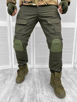 Військові штани L IDOGEAR G3 Оливковый тактичні для військових з наколінниками