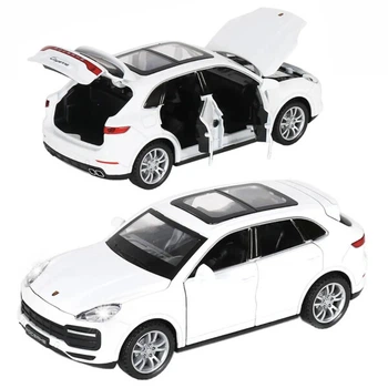 Машинка Porsche Cayenne іграшка моделька металева дитяча колекційна 15 см Білий (6560552)