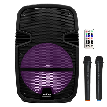 Автономна акустична система 300TORNADO USB/MP3/FM/BT/TWS + 2pcs VHF mic