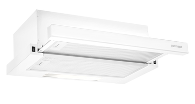 Висувна витяжка 60 cm Concept OPV3560wh WHITE