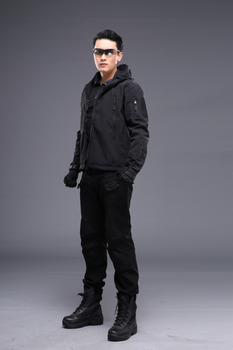 Костюм тактичний софтшелл Pave Hawk Softshell black М