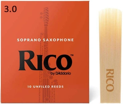Трость для сопрано саксофона D'Addario Rico - Soprano Sax #3.0 (1шт)
