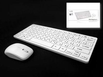Клавиатура Кeyboard К03 с мышкой беспроводная