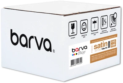 Фотобумага Barva Profi Белый Сатин 10x15 см 255 г/м2 500 л (IP-V255-272)