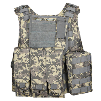 Такетичний жилет AOKALI Outdoor А56 Camouflage ACU