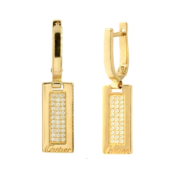 Серьги-подвески Diamant С2814 (563063)