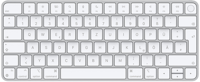 Клавіатура бездротова Apple Magic Keyboard з Touch ID Bluetooth German (MK293D/A)