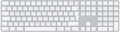 Klawiatura bezprzewodowa Apple Magic Keyboard z Touch ID i klawiaturą numeryczną Bluetooth Niemiecka (MK2C3D/A)