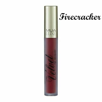Стойкая помада с матовым финишем MUA Makeup Academy Velvet Lip Lacquer - Firecracker Малиновый