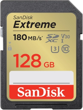 Карта памяти SanDisk Extreme SD 128GB C10 UHS-I (SDSDXVA-128G-GNCIN)