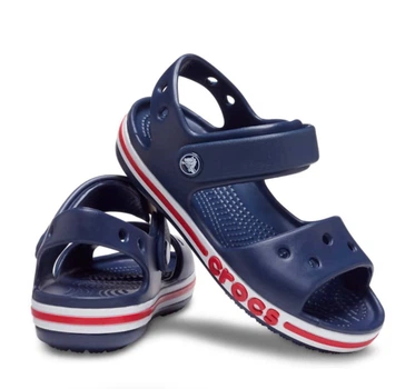 Детские кроксы босоножки Crocs Bayaband C7 23-24 синие